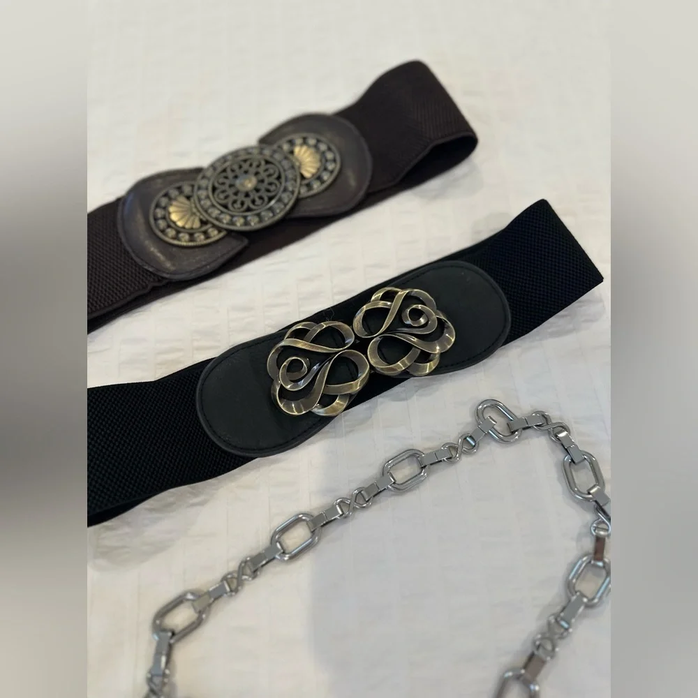 Bundle of 3 belts size Small